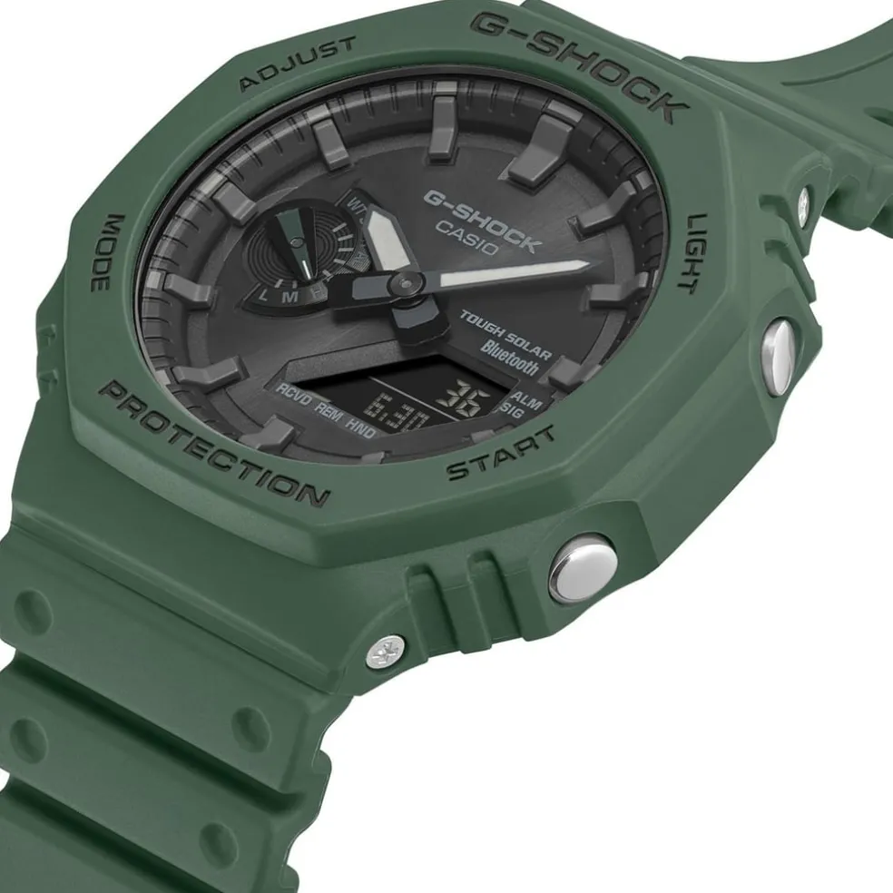 G Shock Shock Ga B2100 3aer in Green