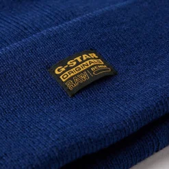 G Star Effo Beanie with Adjustable Cuff in Blue