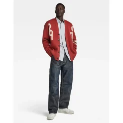 G Star Hol 89 Cardi in Red