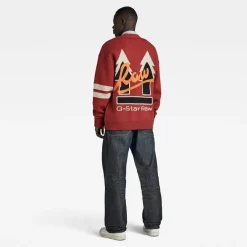 G Star Hol 89 Cardi in Red