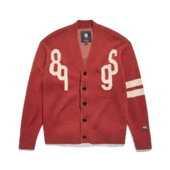 G Star Hol 89 Cardi in Red