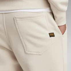 G Star Premium Casual Jogger Sweatpants in Cream