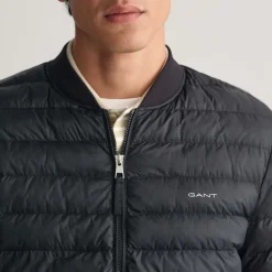 Gant Light Padded Bomber Jacket in Black