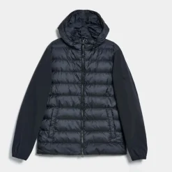 Gant Mixed Soft Shell Jacket in Black