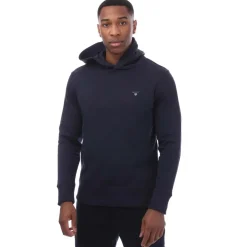 Gant Original Shield Logo Hoodie in Blue