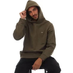 Gant Shield Logo Hoodie in Green