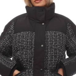 Gant Tweed Down Jacket in Black