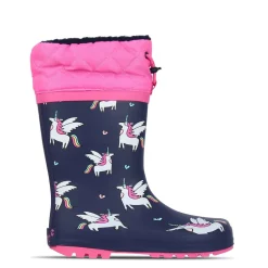 Gelert Cuff Welly Boot Childs in Multi