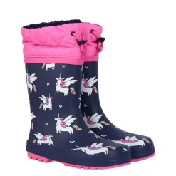 Gelert Cuff Welly Boot Childs in Multi