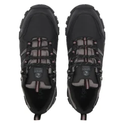 Gelert Dusk Hiking Boots Flat Heel in Black