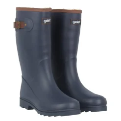 Gelert Fur Welly Boot Ladies in Blue