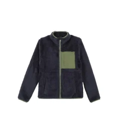 Gelert Mock Neck Fleece Teddy Jacket in Blue