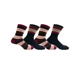 Giorgio 4 Pack Crew Boot Socks in Multi