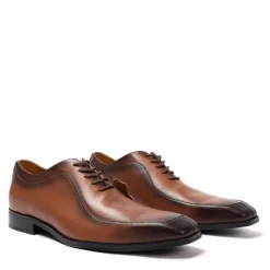 Giorgio Leather Oxford Dress Formal Men Shoes in Brown