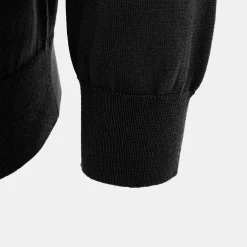 Giorgio Mens Crew Neck Sweater Knit in Black