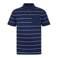 Giorgio Stripe Polo in Blue