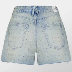Good American Good Bombshell Shorts in Blue