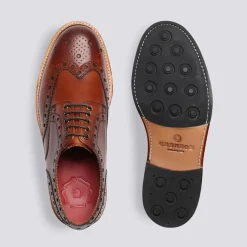 Grenson Archie Brogue in Brown