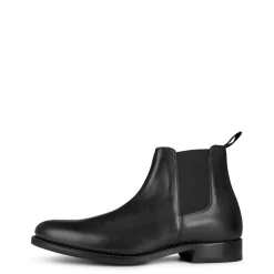 Grenson Chelsea Low Heel Boots in Black