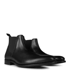 Grenson Chelsea Low Heel Boots in Black