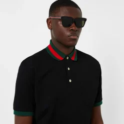 Gucci Logo Sunglasses in Green