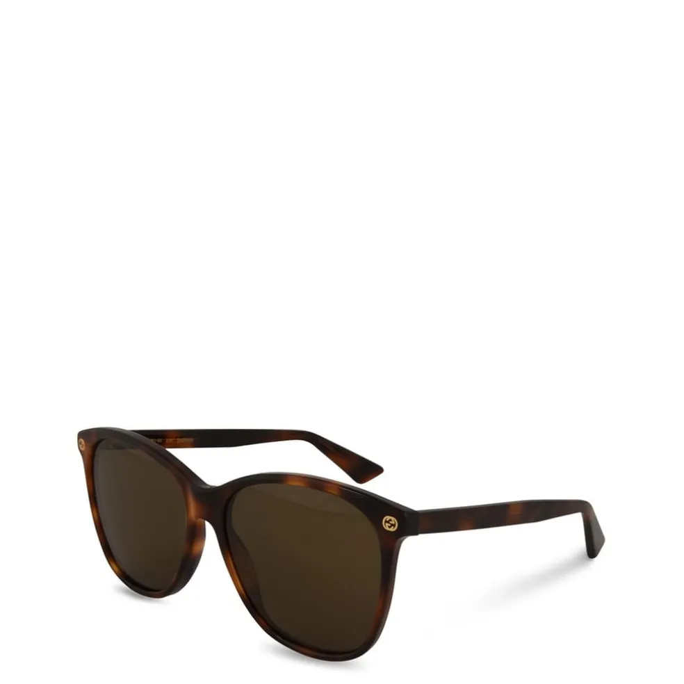 Gucci Oversized Havana Sunglasses in Brown