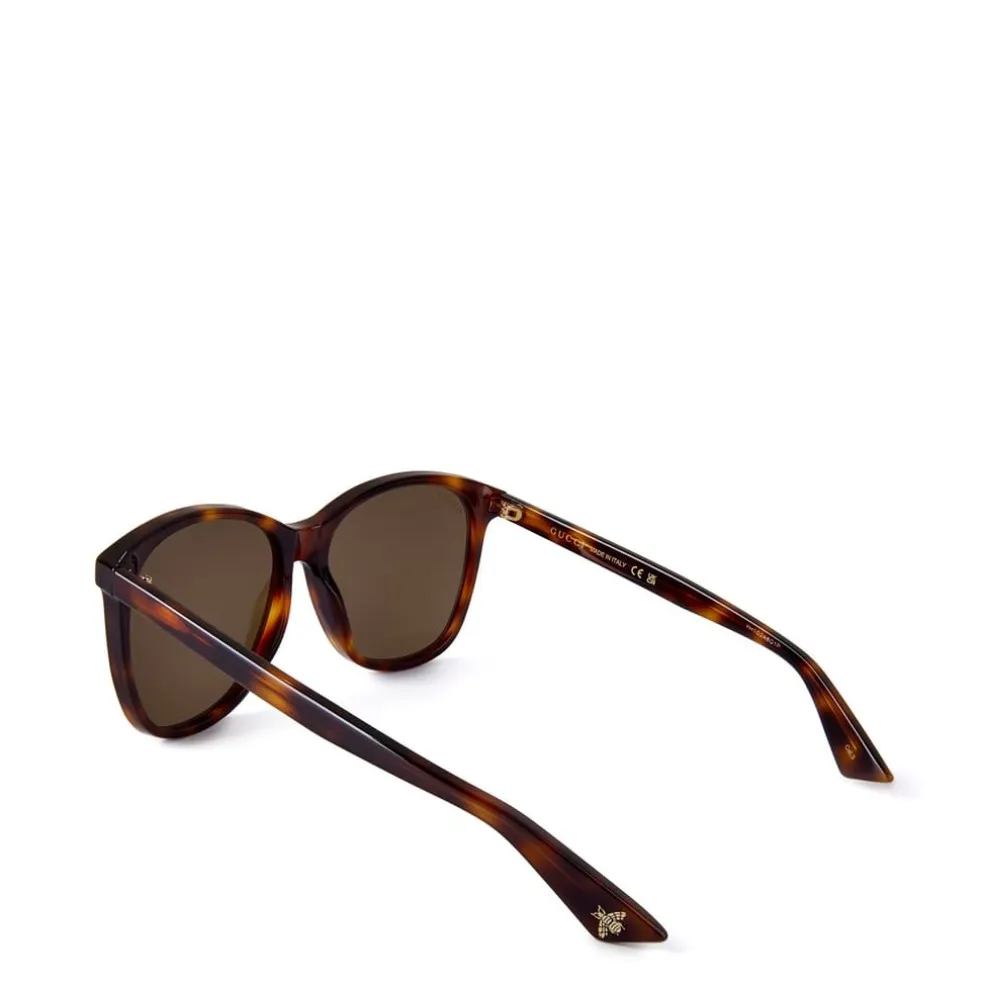 Gucci Oversized Havana Sunglasses in Brown