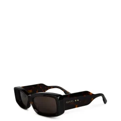Gucci Rectangle Sunglasses in Brown