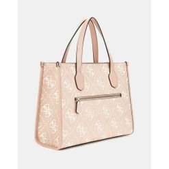 Guess Izzy 4G Logo Tote in Brown