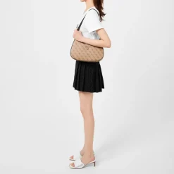 Guess Womens Shoulder Bag in Brown