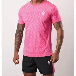 Gym King Energy Tee sl in Pink