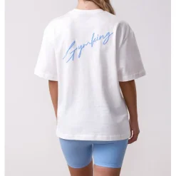 Gym King Script Byf Tee in White