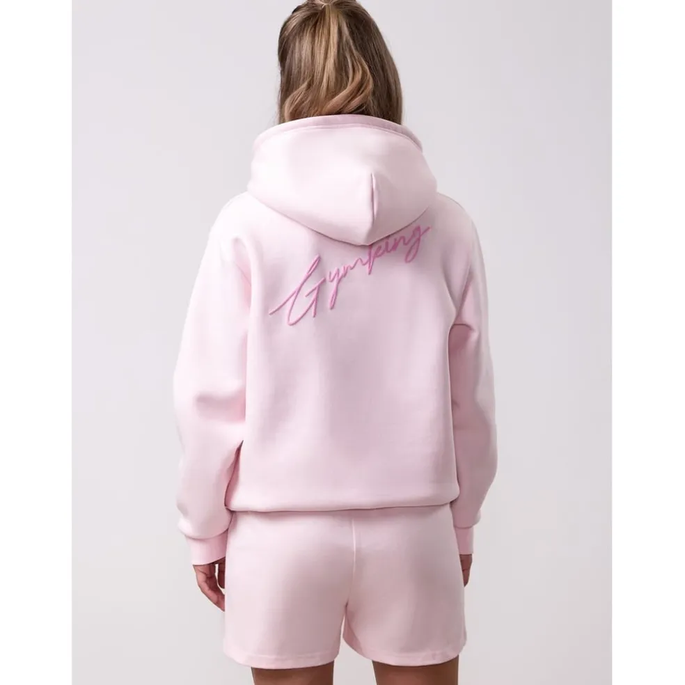 Gym King Script Shorts in Pink