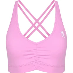 Gym King Scrunch Bra in Pink