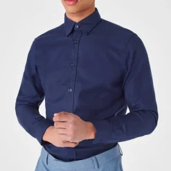 Haines and Bonner Oxford Shirt in Blue