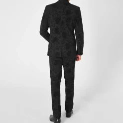 Haines and Bonner Slim Fit Regular Collar SaT-Shirtn Shirt in Black