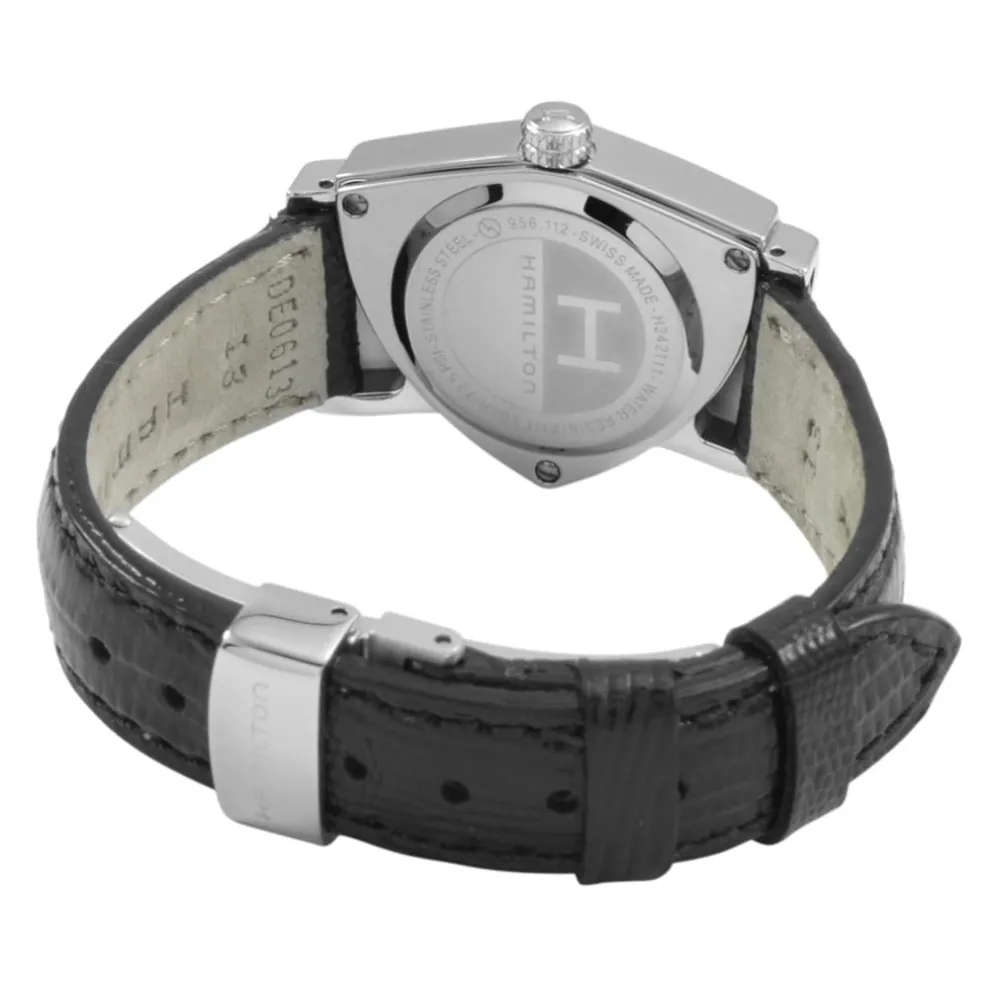 Hamilton Leather Strap Analogue Watch in White