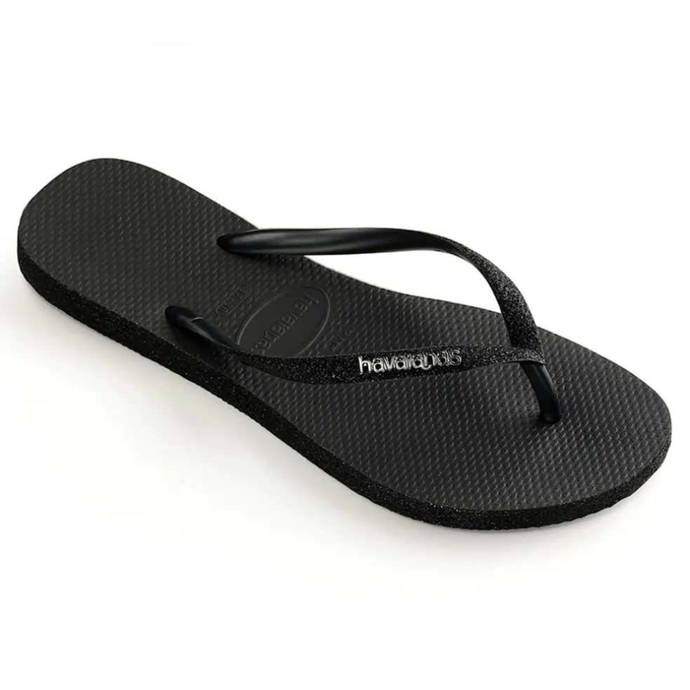 Havaianas Slim Sparkle in Black