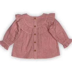 Hello World Top And Trouser Set Babies in Pink