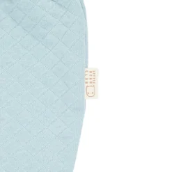 Hello World W Bb Fox Quilt in Blue