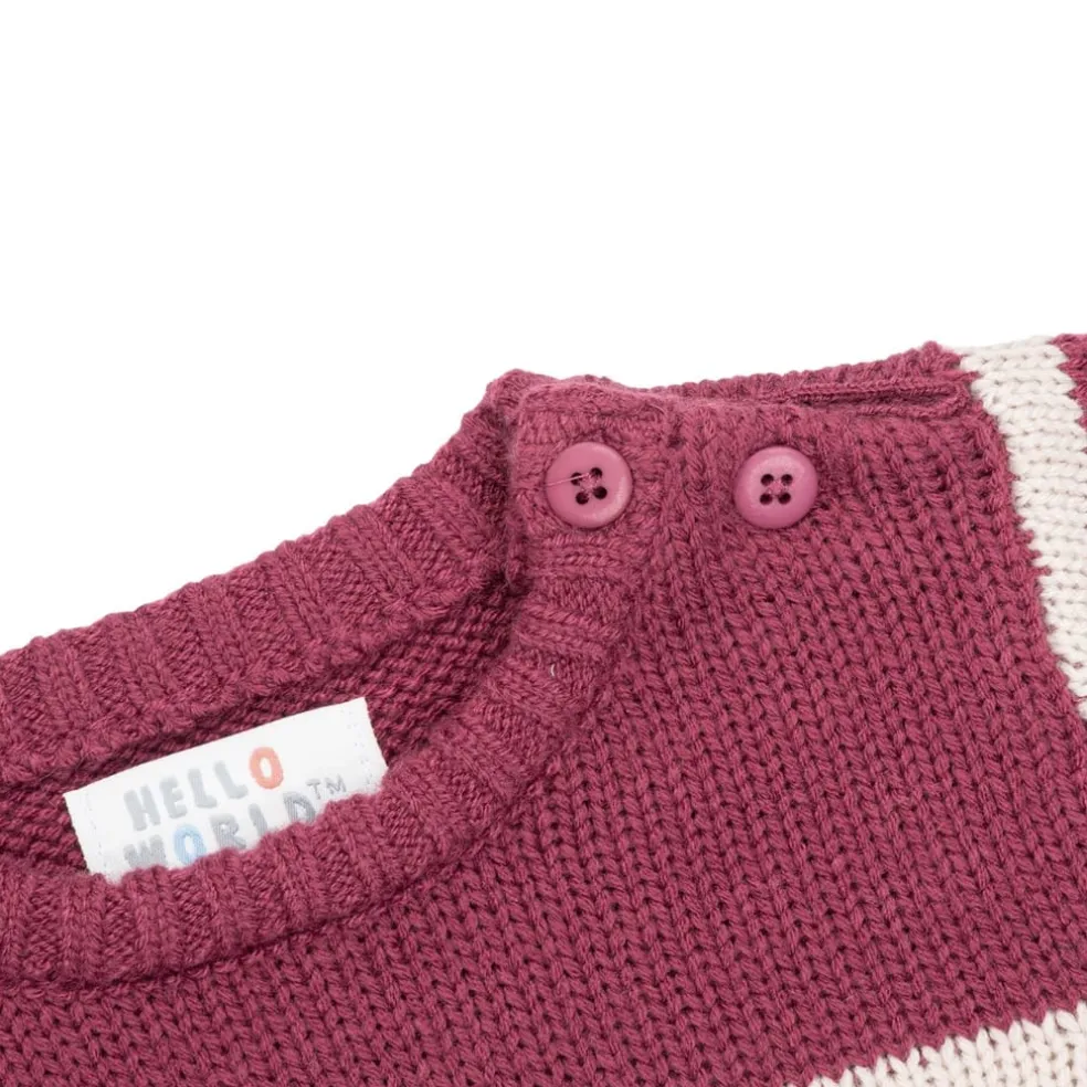 Hello World W Bb 3p Knit S Bb44 in Multi