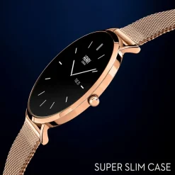 Henry London Mesh Str Watch in Gold