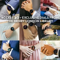 Henry London Mesh Str Watch in Gold