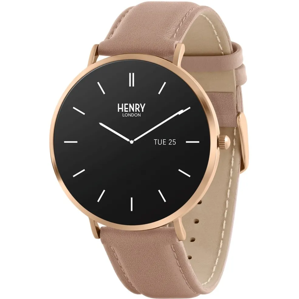 Henry London Sm Amoled Wtch in Brown