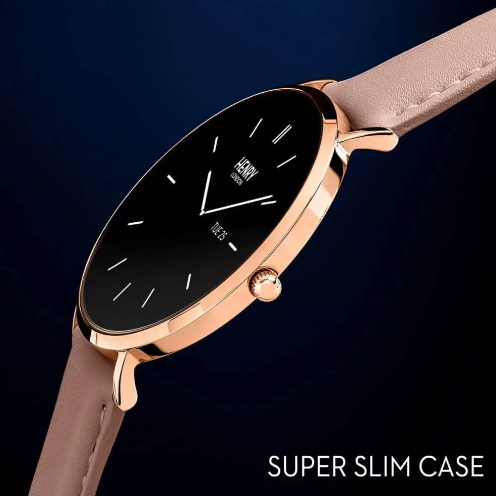 Henry London Sm Amoled Wtch in Brown
