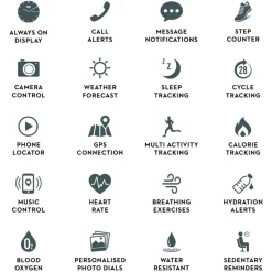 Henry London Sm Amoled Wtch in Brown