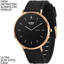 Henry London Smart Sili Str in Black