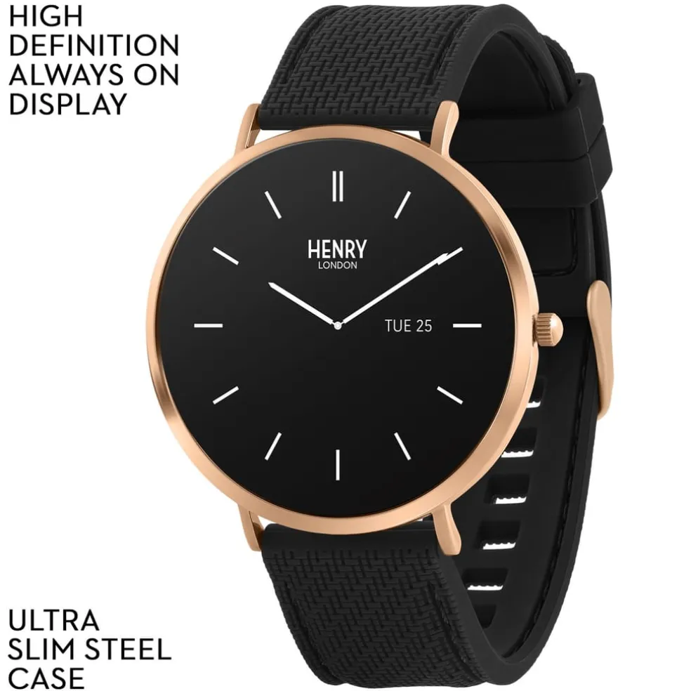 Henry London Smart Sili Str in Black