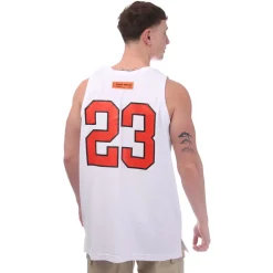 Heron Preston 23 Tank Top in White red