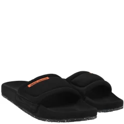 Heron Preston Fabric Sliders in Black